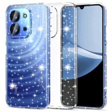 Husa pentru Xiaomi Redmi 15C 5G / 15C 4G, Techsuit, SparkleSkin, Transparenta