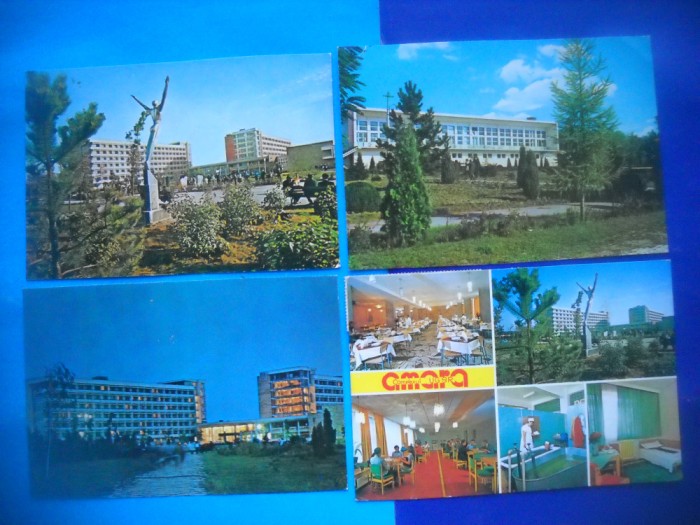 HOPCT LOT 2081 BAILE AMARA- -JUD IALOMITA -4 CARTI POSTALE-CIRCULATE