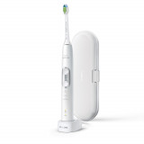 Cumpara ieftin Periuta de dinti electrica Clean 6100, Alb+ toc transport, HX6877/28, Philips Sonicare