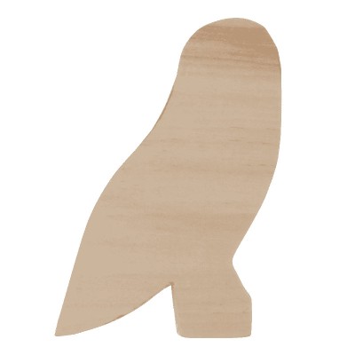 Lemn din tei pentru modelat Bufnita BeaverCraft Bird Owl, 100 mm foto