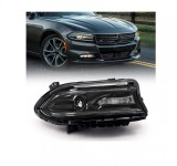 Far Dodge Charger, 2015-2018, montare fata, dreapta, cu indicator led; cu lumini de zi tip LED; Tip=USA; D3S+LED; manual; fara bec xenon; cu capac; O