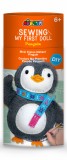 Set de cusut Prima Mea Papusa, Pinguin, Avenir
