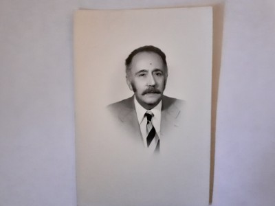 Fotografie dimensiune 3/6 cm cu bărbat &amp;icirc;n 1974 foto