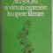 G. Burcescu - Sensuri si virtuti expresive in opere literare, 1980