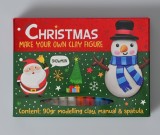 Set DIY Creeaza propria figurina din plastilina, tematica de iarna