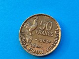 50 Francs 1953 Franta-stare buna-in realitate arata bine!, Europa