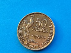50 Francs 1953 Franta-stare buna-in realitate arata bine!