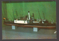 CPIB 25172 CARTE POSTALA - MUZEUL MARINEI ROMANE. NAVA "ROMANIA", MACHETA, NECIRCULATA