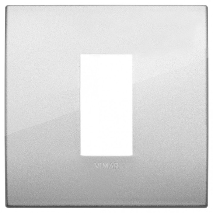 Rama Ornament 1M pentru doza de 2M metal Vimar Arke argintiu 19641.03