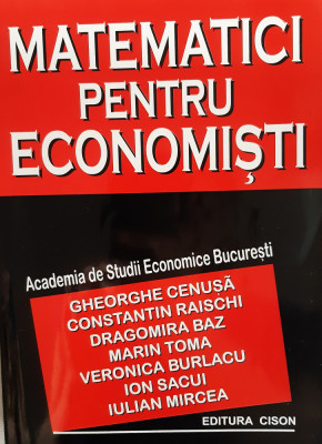 Matematici pentru economisti foto