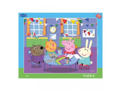 Puzzle cu rama - Purcelusa Peppa (40 piese) foto