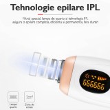 Epilator IPL, JustZEN&trade; 110, Pentru Epilare Definitiva Fara Durere, Pentru Femei