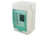 Carcasă pentru Aparatură Modulară IP65 Gri Deschis 4 Module