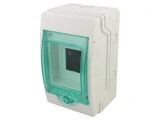 Carcasă pentru Aparatură Modulară IP65 Gri Deschis 4 Module