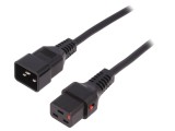 Cablu de Alimentare IEC C19-C20 cu Blocare 2m