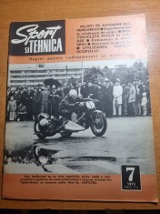 sport si tehnica iulie 1973-motociclete pitice si uriase,cicloturism in apuseni foto