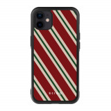 Husa iPhone 11 - Skino Stripes, rosu verde