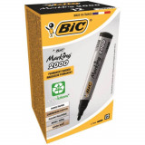 Cumpara ieftin Set 12 Markere Permanente Bic 2000, Negre, Marker Bic, Marker Bic Permanent, Marker Permanent, Bic Permanent, Markere Bic, Markere Permanente, Markere