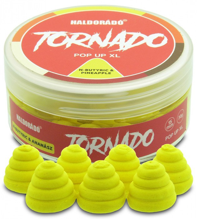 Haldorado - Momeala flotanta Tornado Pop Up XL 15mm - Acid N-Butyric Ananas