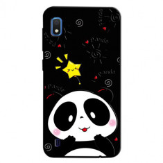 Carcasa Husa Samsung Galaxy A10 model Star Panda, Antisoc + Folie sticla securizata Samsung Galaxy A10 Tempered Glass Viceversa foto