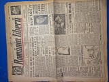ziarul romania libera 2 noiembrie 1945 -articolul - churchill desminte, articolul - ma intorc in ardeal - de zaharia stancu