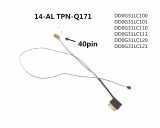 Cablu video LVDS Laptop, HP, Pavilion 14-AL, 14-AV, TPN-Q171, DD0G31LC100, DD0G31LC101, DD0G31LC110, DD0G31LC111, DD0G31LC112, DD0G31LC120, DD0G31LC12