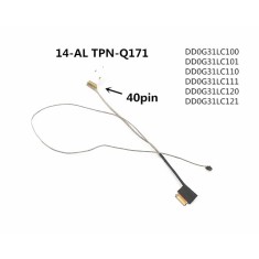 Cablu video LVDS Laptop, HP, Pavilion 14-AL, 14-AV, TPN-Q171, DD0G31LC100, DD0G31LC101, DD0G31LC110, DD0G31LC111, DD0G31LC112, DD0G31LC120, DD0G31LC12