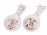 Cumpara ieftin Set 2 suporturi linguri Paste ceramica multicolora 24x11.5 cm