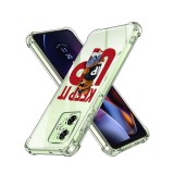 Husa antisoc pentru motorola moto g55, airbag pro, clear, keep it up