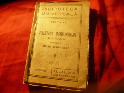 Voltaire - Printesa Babilonului -Colectia Biblioteca Universala 30-33 ,141pag foto