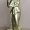 Statueta din fonta stil Art Nouveau, artizanat industrial Epoca de Aur, folk art