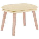 Cumpara ieftin Taburet, crem, 45x29,5x35 cm, material textil