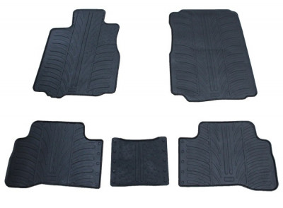 Set covorase auto din cauciuc Honda CR-V 2007-2012, Negru, Gledring, 5 buc. foto