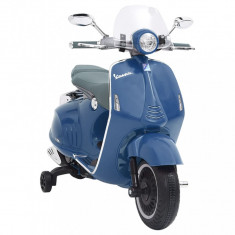 vidaXL Motocicleta electrica pentru copii Vespa GTS300, albastru foto