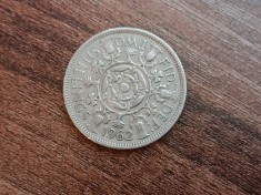 M3 C50 - Moneda foarte veche - Anglia - two shillings - 1962