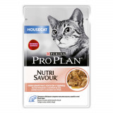 PURINA PRO PLAN HOUSECAT NUTRISAVOUR, Somon, 85 g