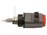 Clemă de laborator roşie 60mm 70VDC 16A