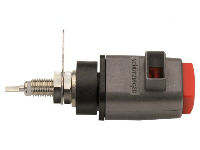 Clemă de laborator roşie 60mm 70VDC 16A
