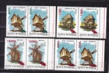 ROMANIA 2001 LP 1543 MORI SUPRATIPAR SPICE SUPRATIPAR PERECHE SERII MNH