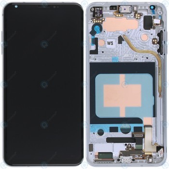 LG V30 (H930) Unitate de afișare completă argintie ACQ89663112 ACQ90414002 ACQ89663132 foto
