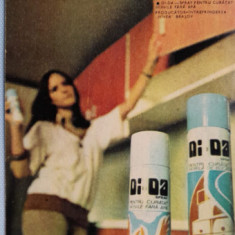 1982 Reclamă spray bucatarie DI DA Întreprinderea NIVEA Brasov comunism 24x17 cm