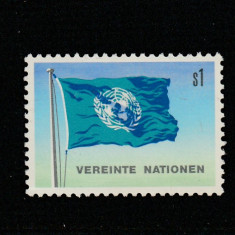 Natiunile unite-UNO Viena 1979-Simbol UNO,Drapelul UNO,MNH,Mi.2
