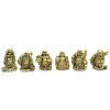 Set 6 Buddha R&acirc;z&acirc;nd Aurii Feng Shui - Amuleta Noroc, Fericire, Bogăție - Decor Feng Shui Casă, Birou
