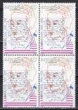 Spania 1989 - 100 de ani de la nașterea Gabrielei Mistral, Bloc de 4, MNH, Nestampilat