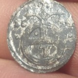 Moneda Argint Boemia Silezia 3 Pfennig 1624 Ferdinand II