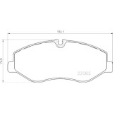 Brembo set placute frana, frana disc Prime Line