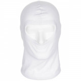 Cagula Bumbac, Subtire si Elastica Adult Balaclava &quot;1 gaura&quot; Alb MFH 10902L