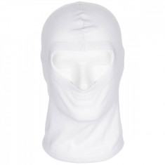 Cagula Bumbac, Subtire si Elastica Adult Balaclava "1 gaura" Alb MFH 10902L