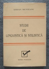 Ștefan Munteanu - Studii de lingvistică și stilistică