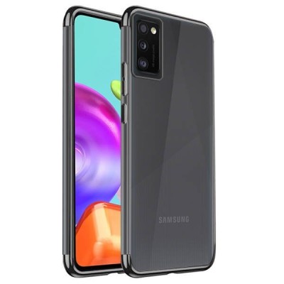 Husa SAMSUNG Galaxy A41 - Plating Soft (Negru) foto
